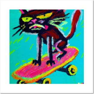 cat Posters and Art